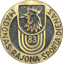 Значки с элементами герба Madona(Мадона)
