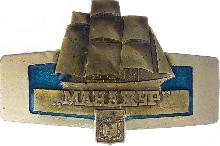 Значки с элементами герба Владивосток(Канонерская лодка Манджур)
